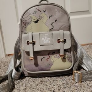 Disney Gray Backpack with Oogie Boogie Design